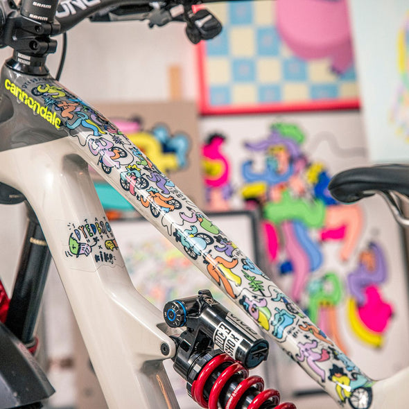 DYEDBRO MTB FRAME PROTECTION - ARTIST SERIES - KIKO CLJ