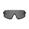 Tifosi Stash Sunglasses BlackOut with Smoke, AC Red and Clear Lens
