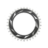 SRAM Chain Ring T-Type 36 Tooth Powermeter Threaded 3mm Offset Eagle (Including Pin tThread Backup and Screw) - Black / Silver XXSL D1
