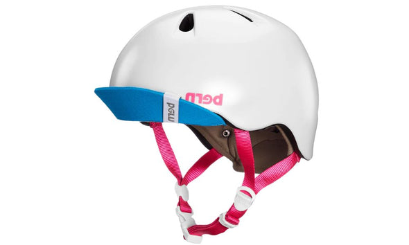 Bern Nina Satin White w/ Flip Visor