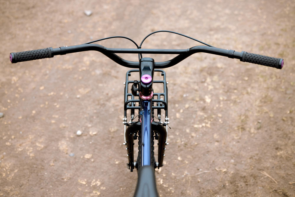 Pédale Vélo Riser Handbar, Mm Bike Handlebar, 580mm Aluminum Alloy Folding Bike Handbar Riser Bars Handlebars For Cycling Racing Mountain Bike Handlebar - Foto 3