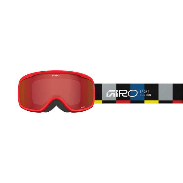 Giro Buster Blocks Black Amber Scarlet Goggle
