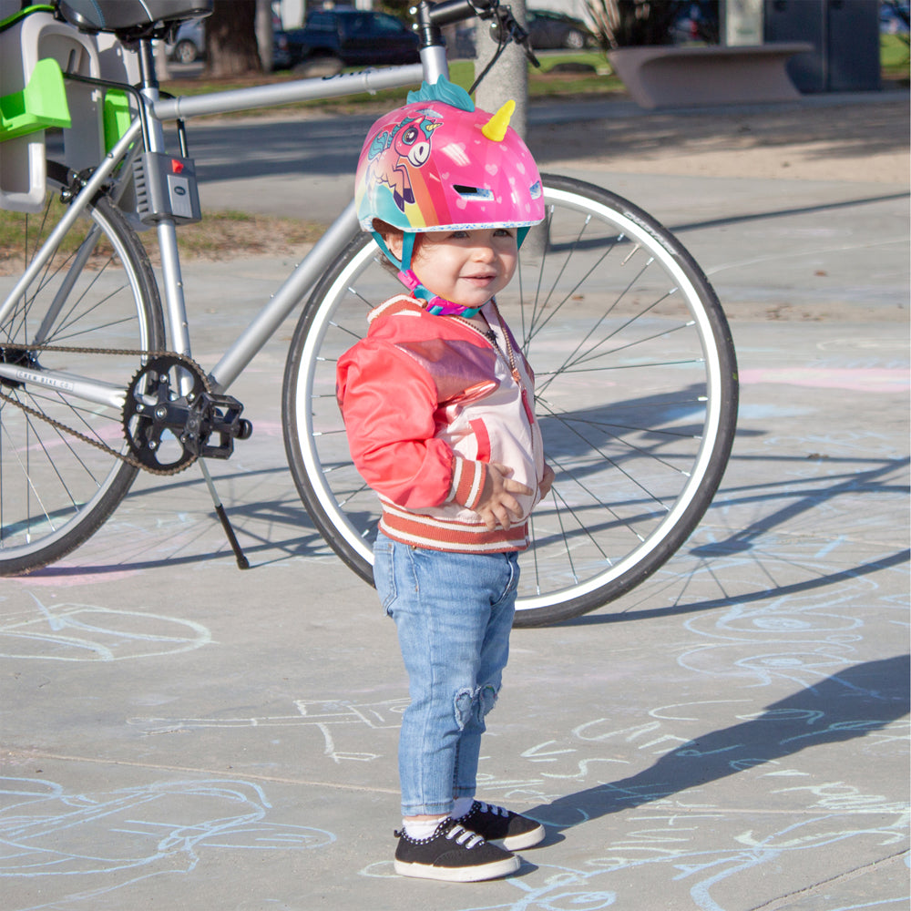bike helmets for infants nz Raskullz Lil Unicorn Horn Pink