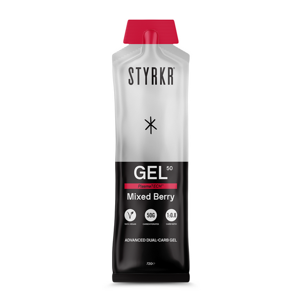 Styrkr GEL50 Mild Berry Dual-Carb Energy Gel