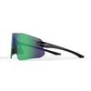 Tifosi Vogel SL Sunglasses Gloss Black with Smoke Green Mirror Lens