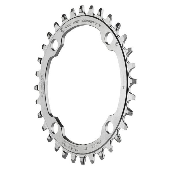 104 BCD DROP-STOP CHAINRING - STAINLESS