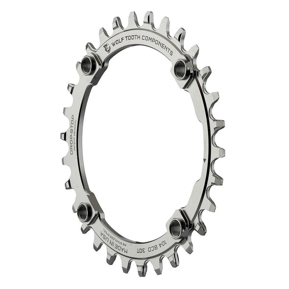 104 BCD DROP-STOP CHAINRING - STAINLESS