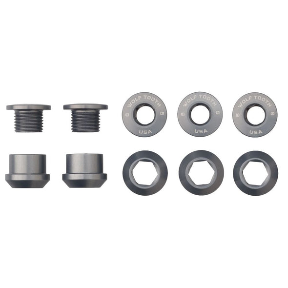 6MM CHAINRING BOLTS FOR 1X - 5PCS