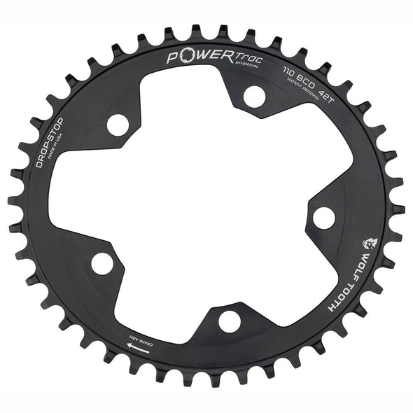 110 x 5 BCD OVAL GRAVEL / CX / ROAD DROP-STOP CHAINRINGS