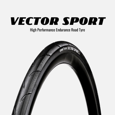 GOODYEAR ROAD TYRE - VECTOR SPORT TUBELESS READY
