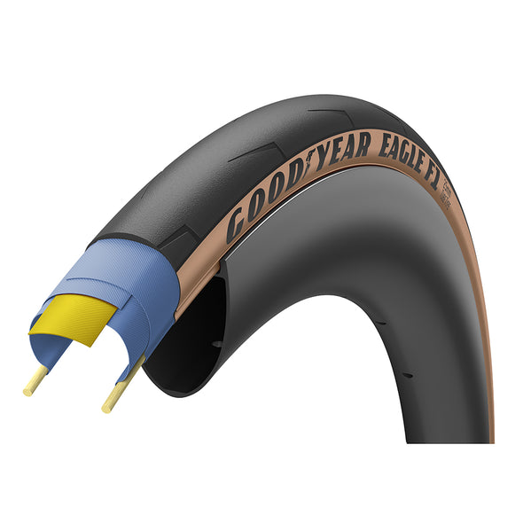 GOODYEAR ROAD TYRE - EAGLE F1 TUBE TYPE - 28MM - TAN