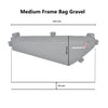 Dimensions - Medium Frame Bag Gravel