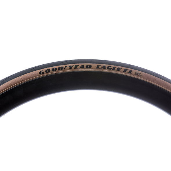 GOODYEAR ROAD TYRE - EAGLE F1 TUBELESS - 25MM - TAN