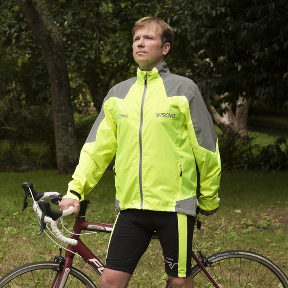 Proviz Nightrider 2.0 Men's Cycling Jacket Yellow - Daytime