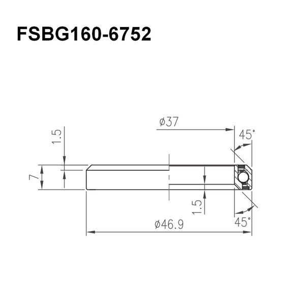 FSA - 1 1/2" HEADSET BEARING - TH-073