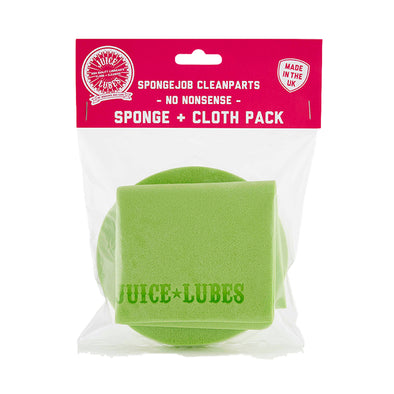 JUICE LUBES - SPONGEJOB CLEANPARTS SPONGE & CLOTH PACK