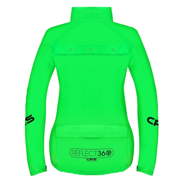 Proviz Reflect360 CRS Women's Cycling Jacket Green - Rear
