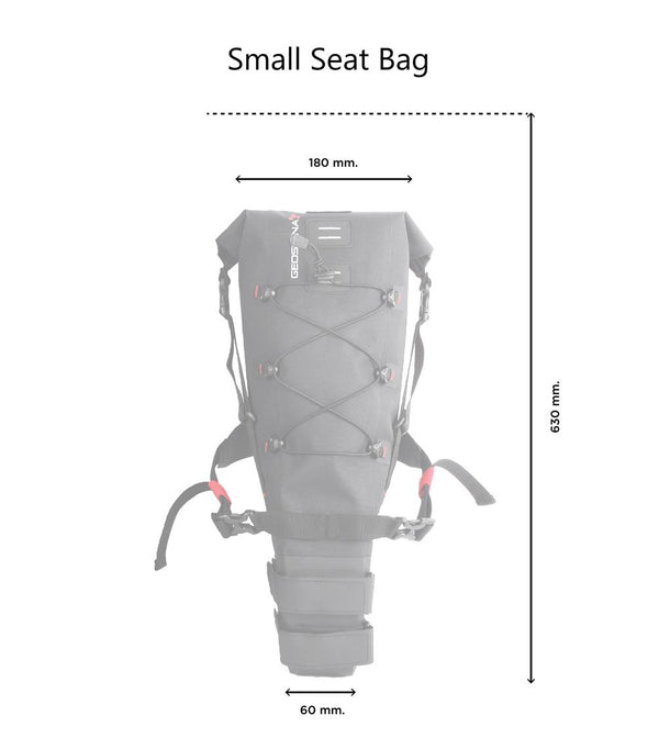 Dimensions - Small Seat Bag