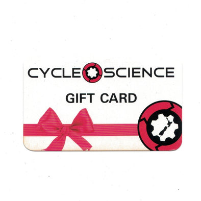Instore Cycle Science Gift Card