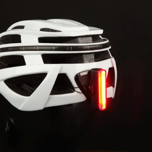 Maghic Shine SeeMee30 Rear Light on Helmet