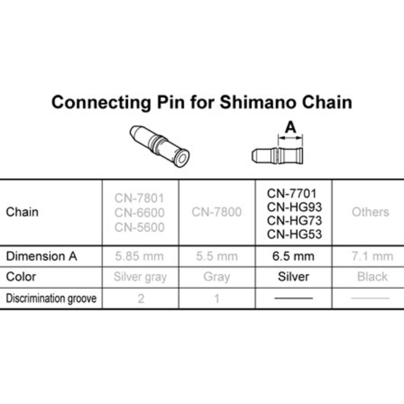 Shimano Chain Connecting Pins 3-Pack 9-Speed
