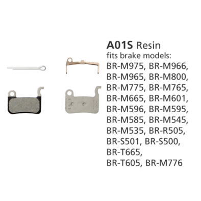 Shimano BR-M775 Disc Brake Pads 1Pr A01S Resin