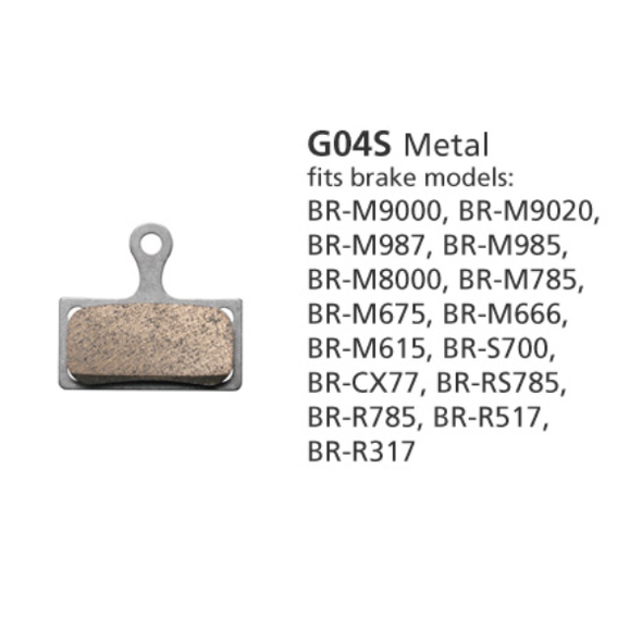 Shimano BR-M8000 Metal Pad & Spring G04S