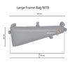Dimensions -Large Frame Bag MTB