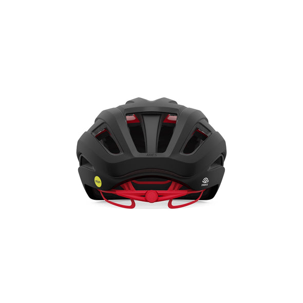 Giro Aries Spherical Road Helmet Matte Carbon/Red