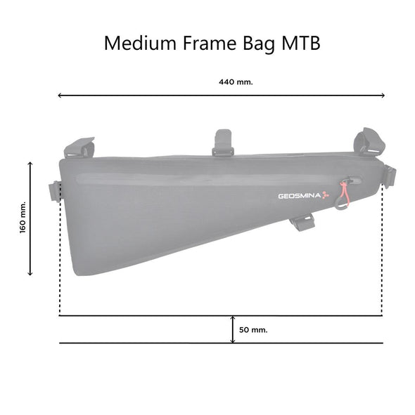 Dimensions - Medium Frame Bag MTB