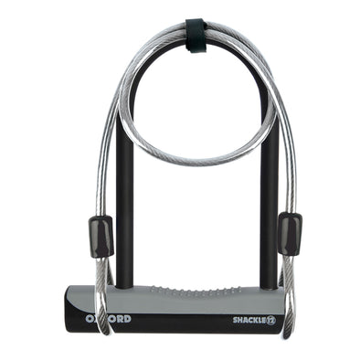 Oxford Shackle12 Duo D-Lock With Cable