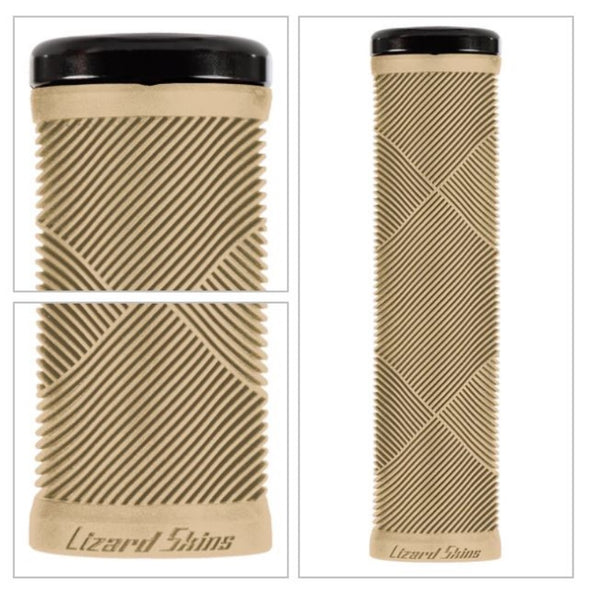 Lizard Skins Strata lock-On Grips Sand Tan - Grip Pattern