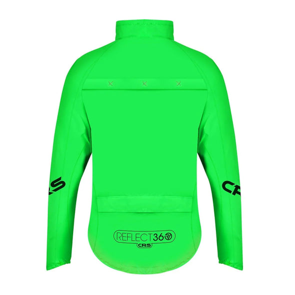 Proviz Reflect360 CRS Men's Cycling Jacket Green - Rear