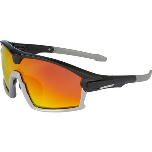 Matt Black / Gloss Cloud Grey Frame, Fire Mirror Lens