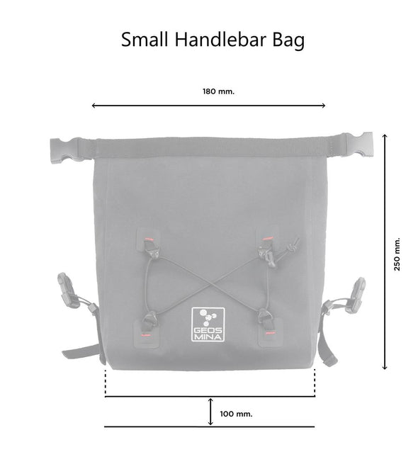 Dimensions - Small Handlebar Bag