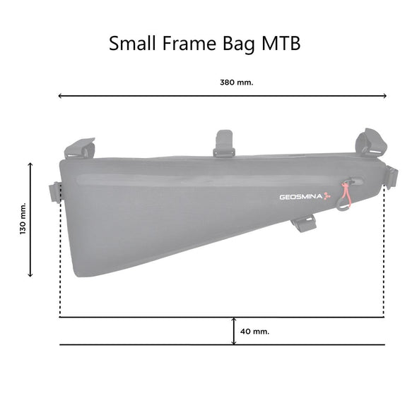 Dimensions Small Frame Bag MTB