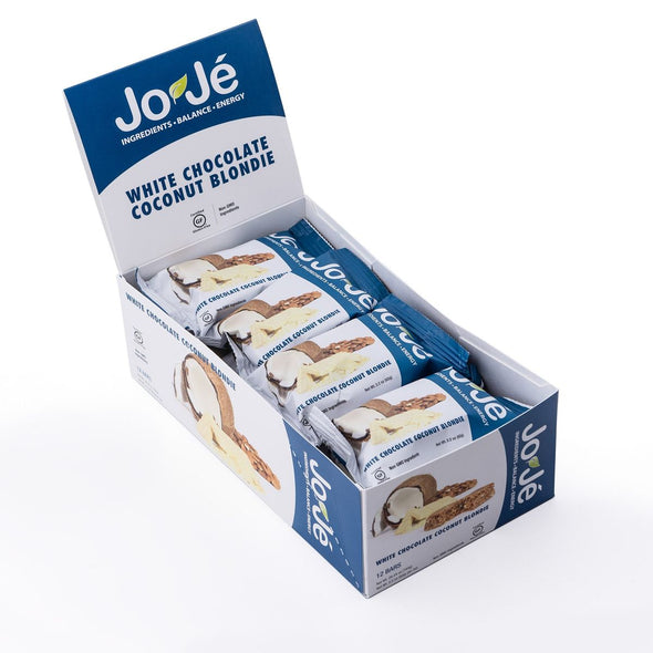 JoJé GF White Chocolate Coconut Blondie Bars