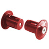 M-Wave Alloy Bar End Plugs Red