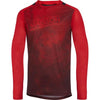 Madison Flux Mens Long Sleeve Jersey Marble Red Front